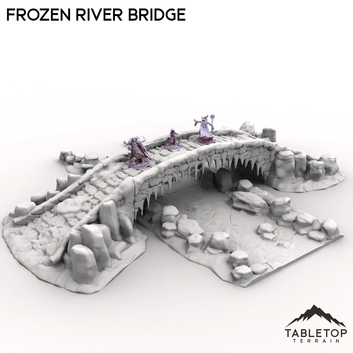 Tabletop Terrain Terrain Frozen River Bridge