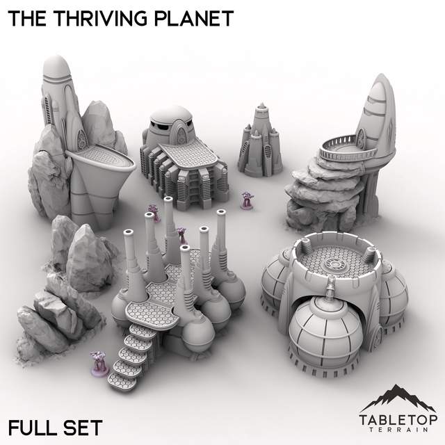 Tabletop Terrain Terrain Full Set / 28/32mm The Thriving Planet