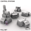 Tabletop Terrain Terrain Full Set / 32mm Control Stations