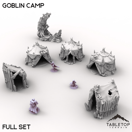 Tabletop Terrain Terrain Full Set / 32mm Goblin Camp