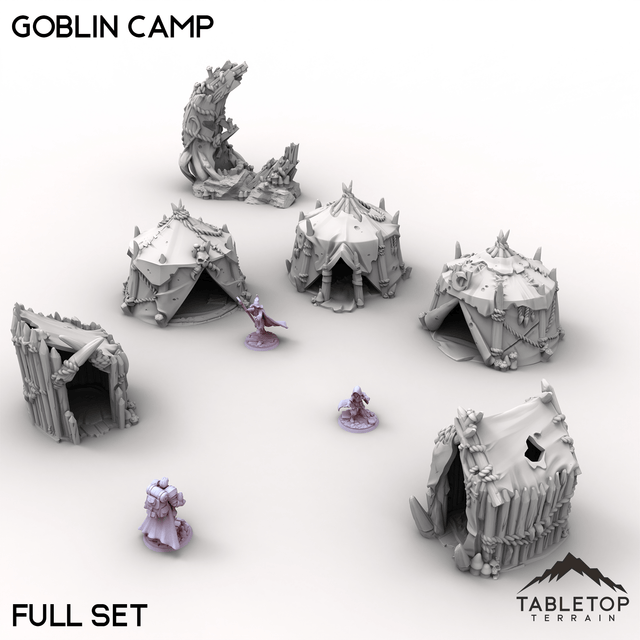 Tabletop Terrain Terrain Full Set / 32mm Goblin Camp