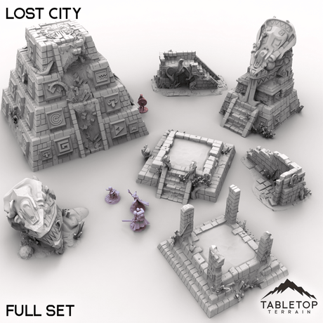 Tabletop Terrain Terrain Full Set / 32mm Lost City