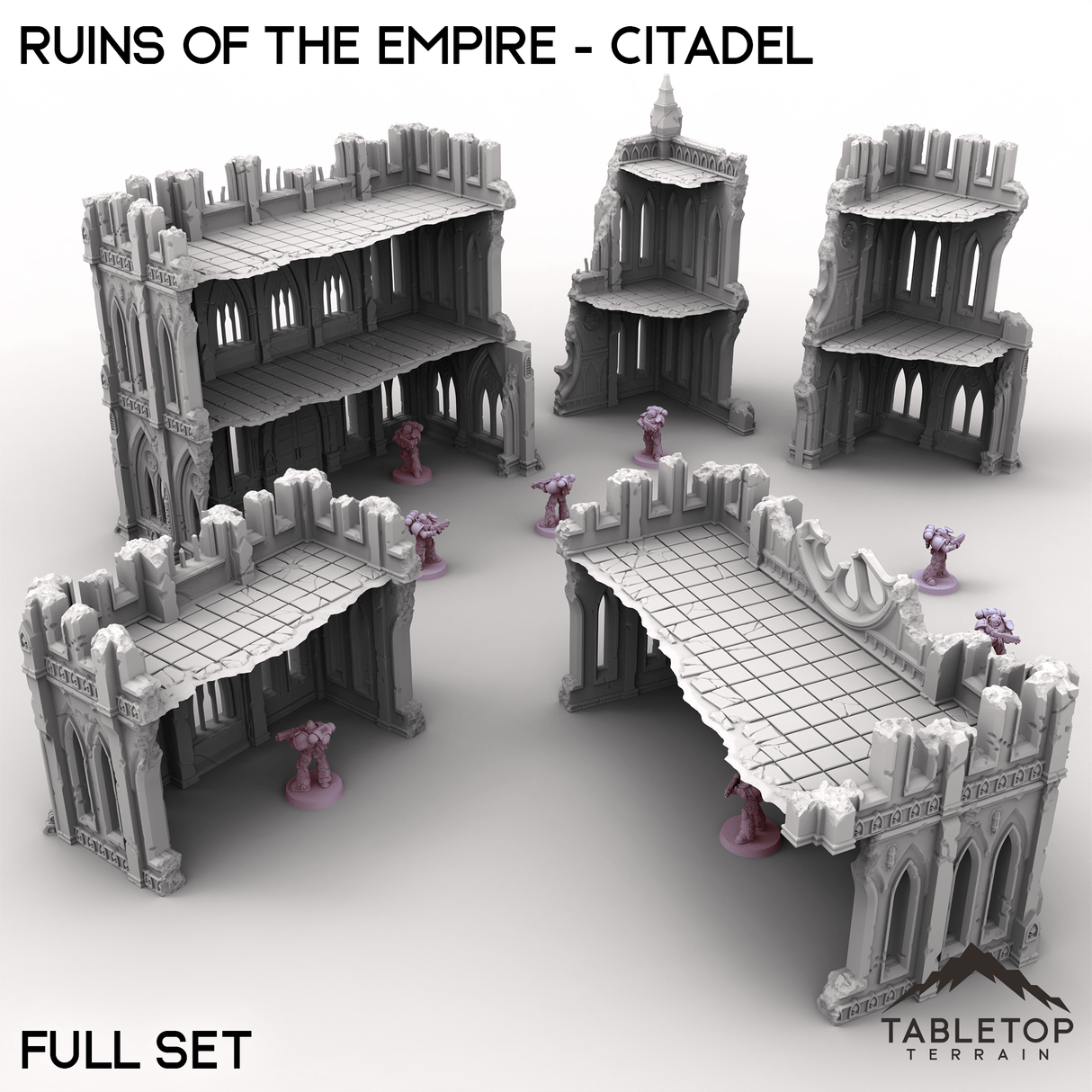 Tabletop Terrain Terrain Full Set / 32mm Ruins of the Empire - Citadel