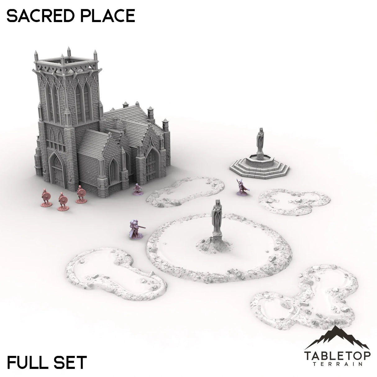 Tabletop Terrain Terrain Full Set / 32mm Sacred Place