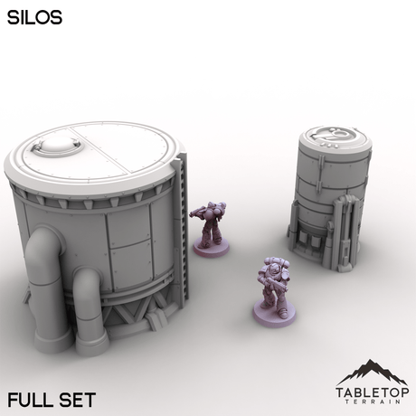 Tabletop Terrain Terrain Full Set / 32mm Silos