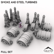 Tabletop Terrain Terrain Full Set / 32mm Smoke and Steel Turbines