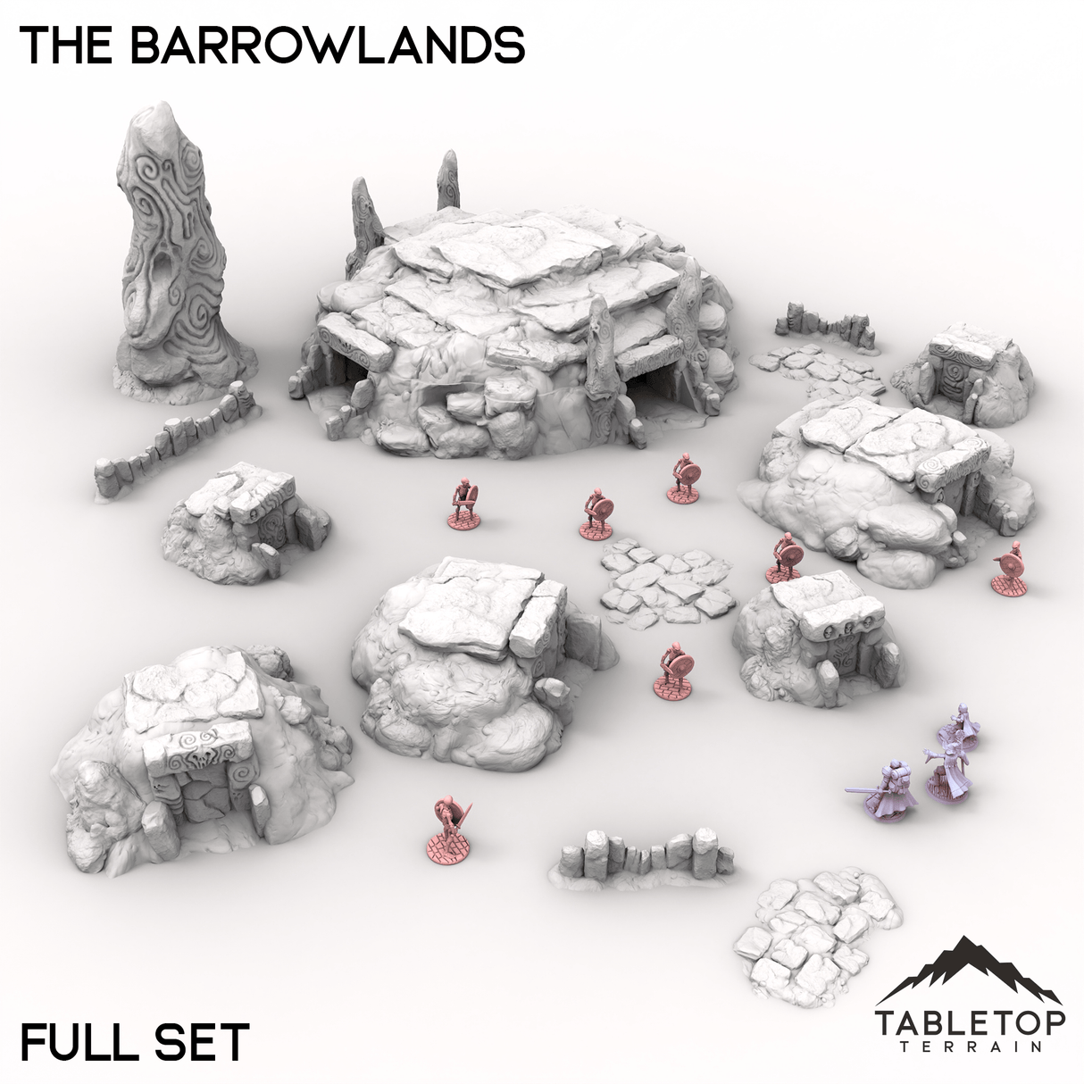 Tabletop Terrain Terrain Full Set / 32mm The Barrowlands