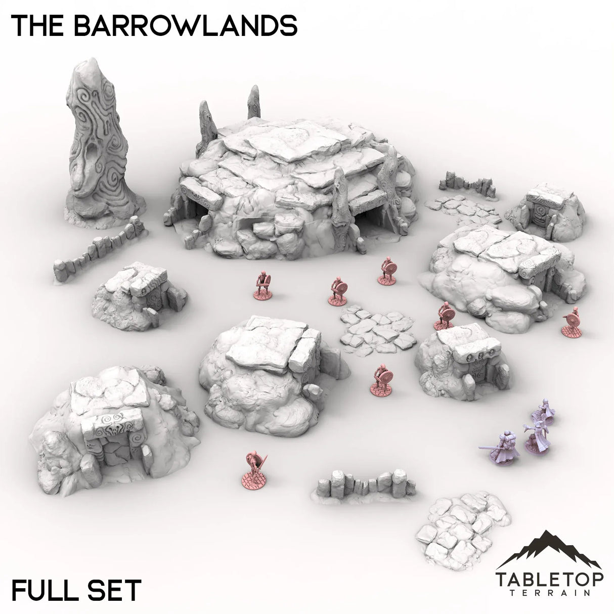 Tabletop Terrain Terrain Full Set / 32mm The Barrowlands