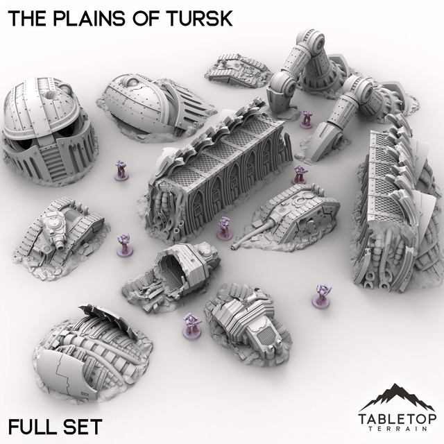Tabletop Terrain Terrain Full Set / 32mm The Plains of Tursk