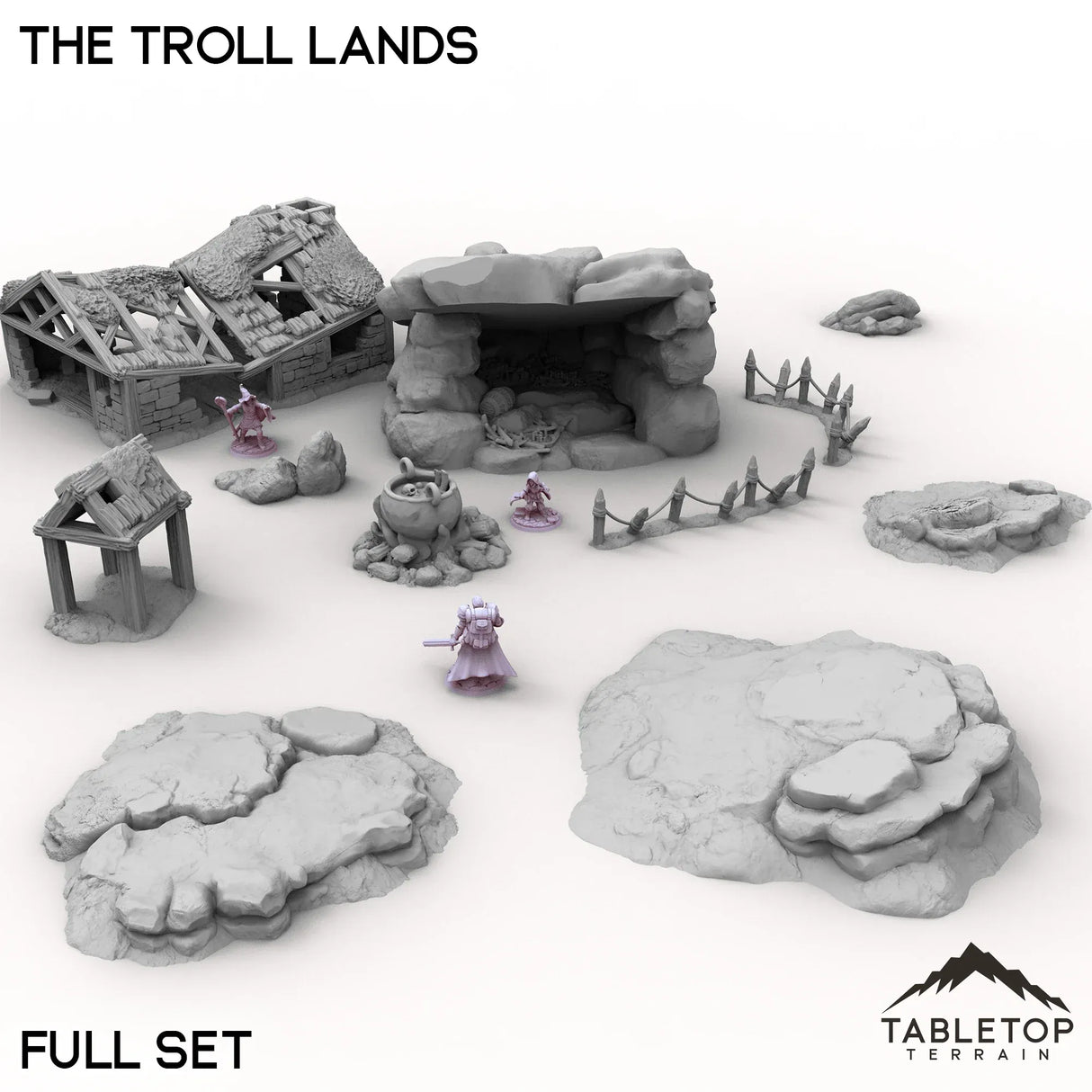 Tabletop Terrain Terrain Full Set / 32mm The Troll Lands