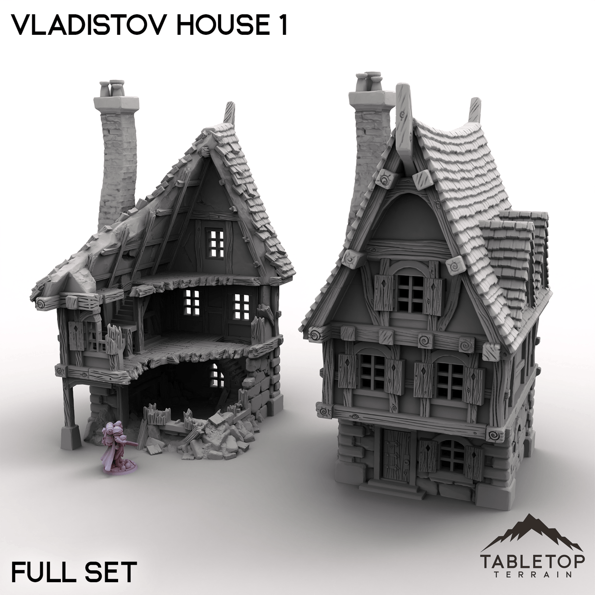 Tabletop Terrain Terrain Full Set / 32mm Vladistov House 1