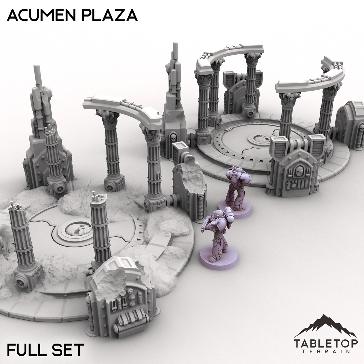Tabletop Terrain Terrain Full Set Acumen Plaza