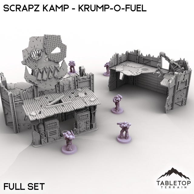 Tabletop Terrain Terrain Full Set Krump-O-Fuel - Scrapz Kamp