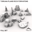 Tabletop Terrain Terrain Full Set Turkana Plains Rock Formations