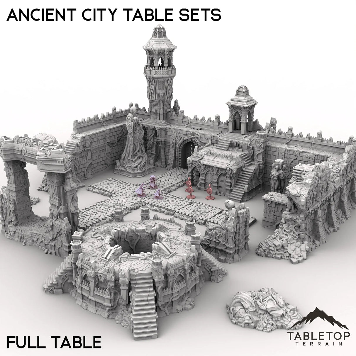 Tabletop Terrain Terrain Full Table / 32mm Ancient City Table Sets