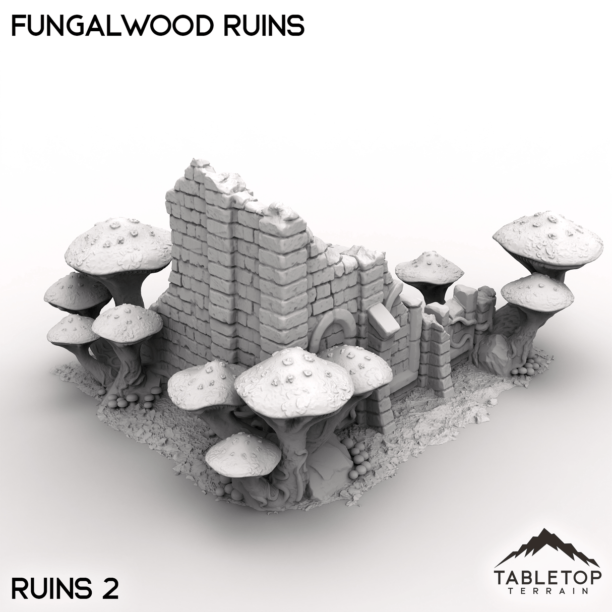 Tabletop Terrain Terrain Fungalwood Ruins