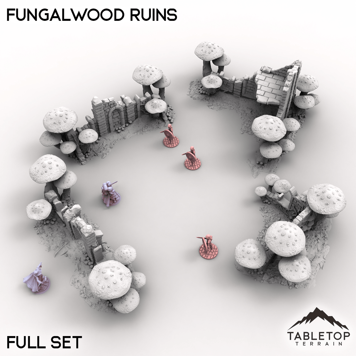 Tabletop Terrain Terrain Fungalwood Ruins