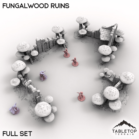 Tabletop Terrain Terrain Fungalwood Ruins