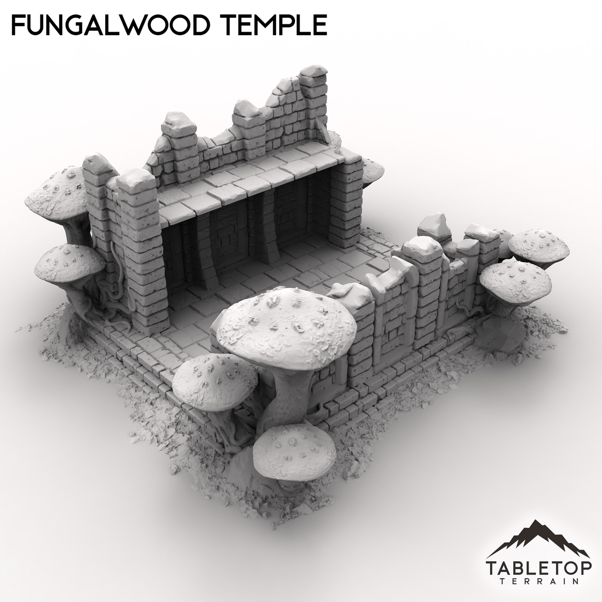 Tabletop Terrain Terrain Fungalwood Temple