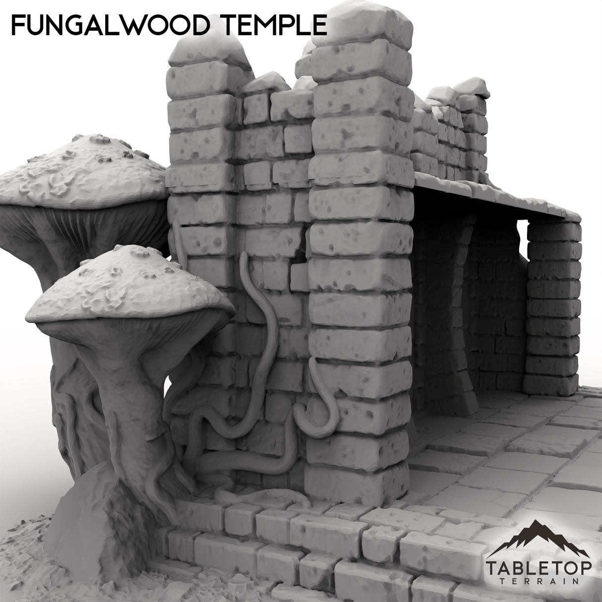 Tabletop Terrain Terrain Fungalwood Temple