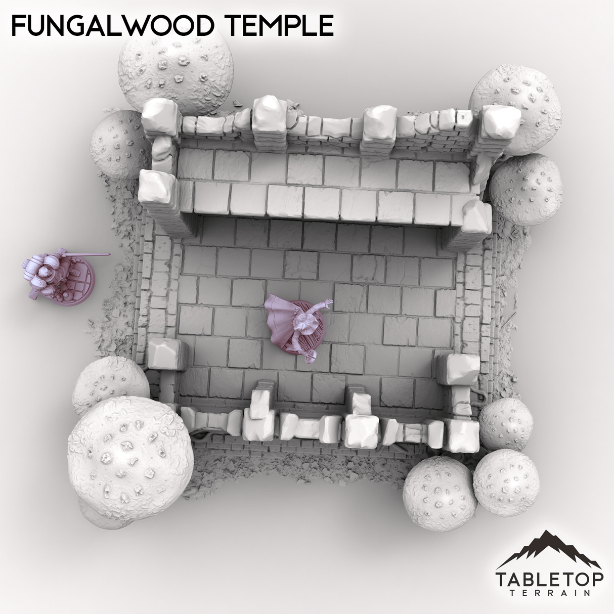 Tabletop Terrain Terrain Fungalwood Temple