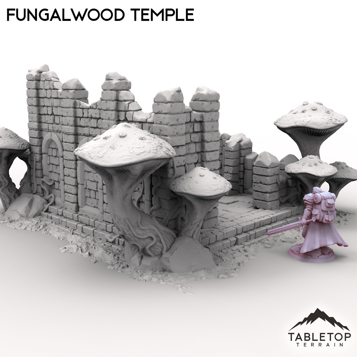 Tabletop Terrain Terrain Fungalwood Temple