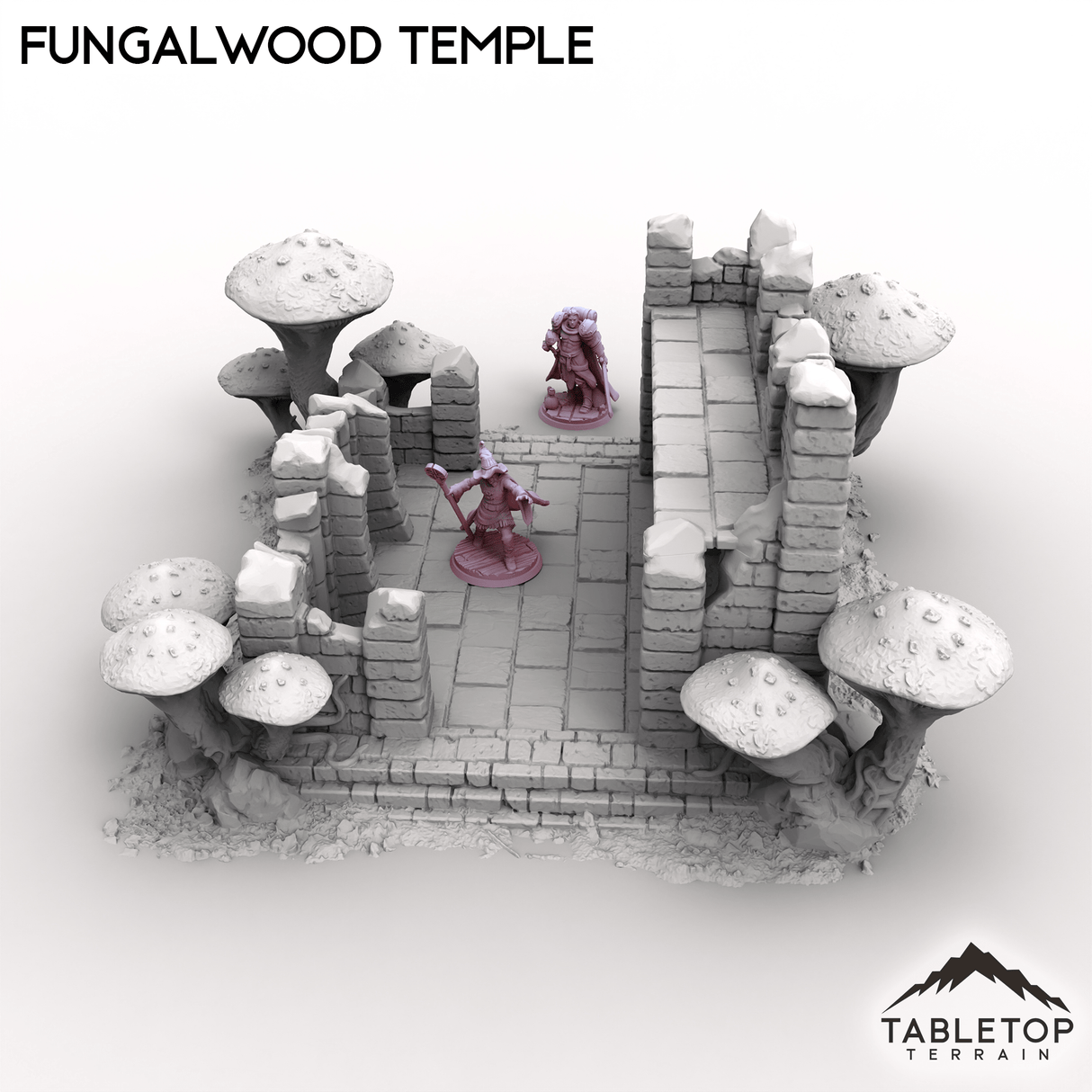 Tabletop Terrain Terrain Fungalwood Temple