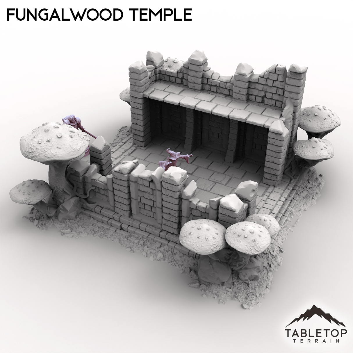 Tabletop Terrain Terrain Fungalwood Temple