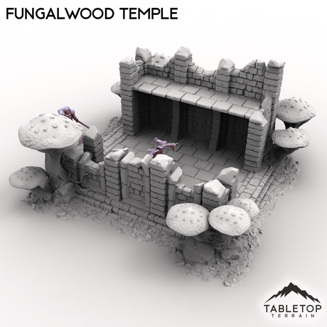 Tabletop Terrain Terrain Fungalwood Temple