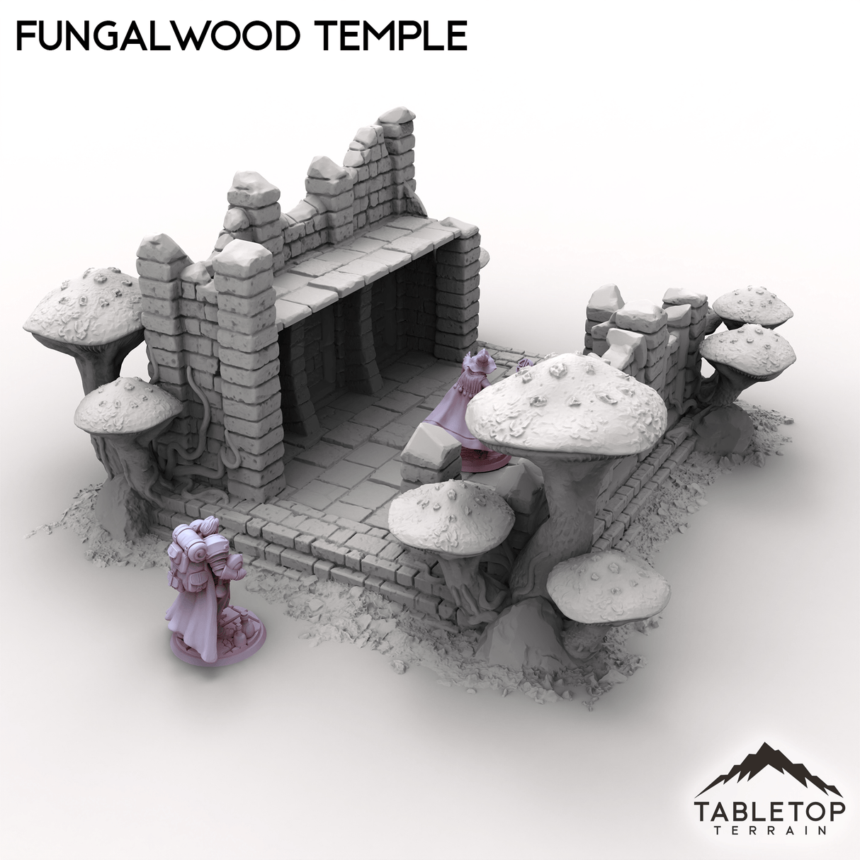 Tabletop Terrain Terrain Fungalwood Temple