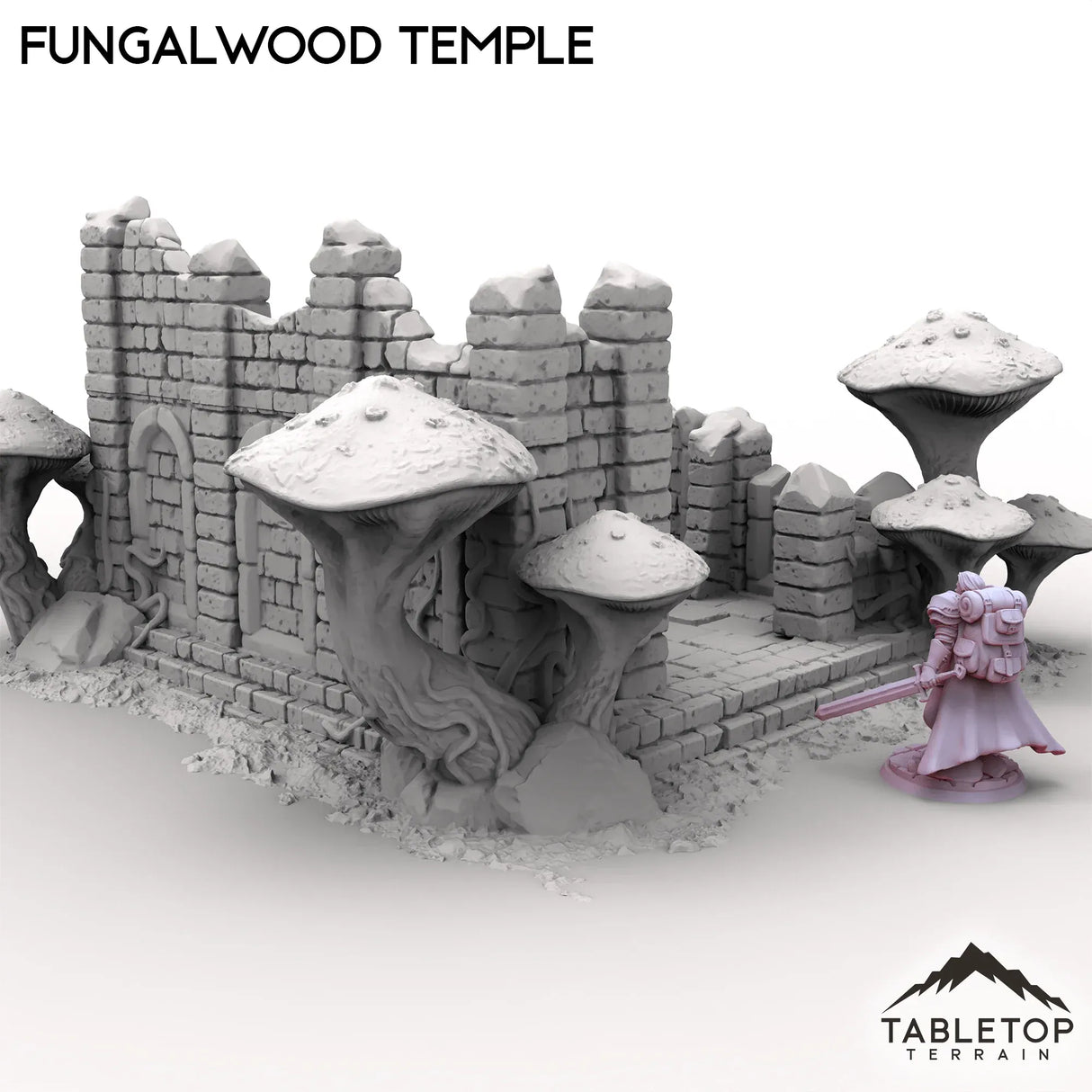 Tabletop Terrain Terrain Fungalwood Temple