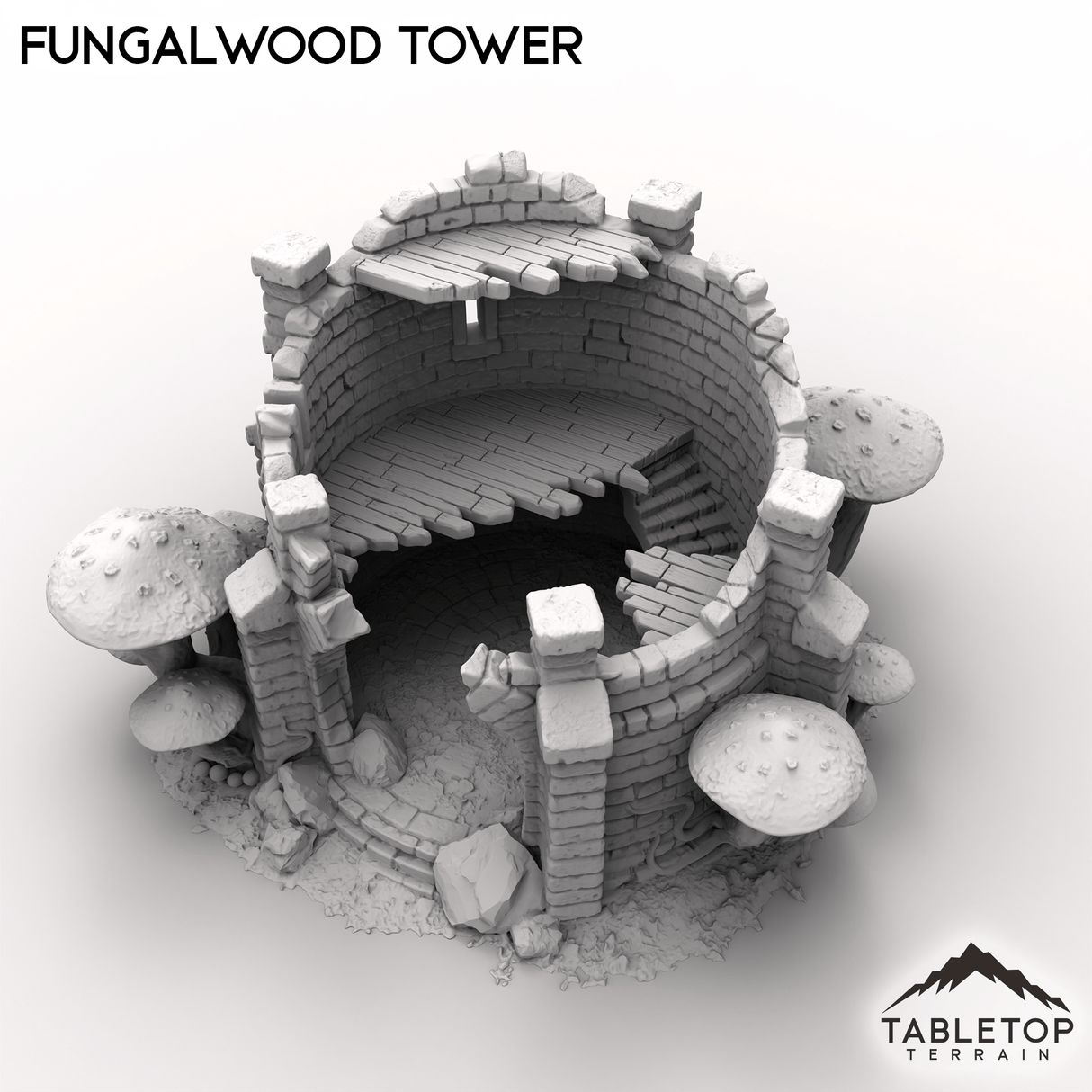 Tabletop Terrain Terrain Fungalwood Tower