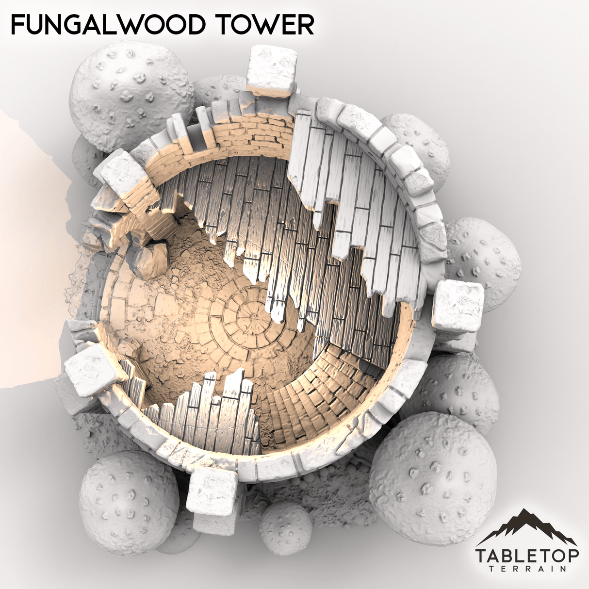 Tabletop Terrain Terrain Fungalwood Tower