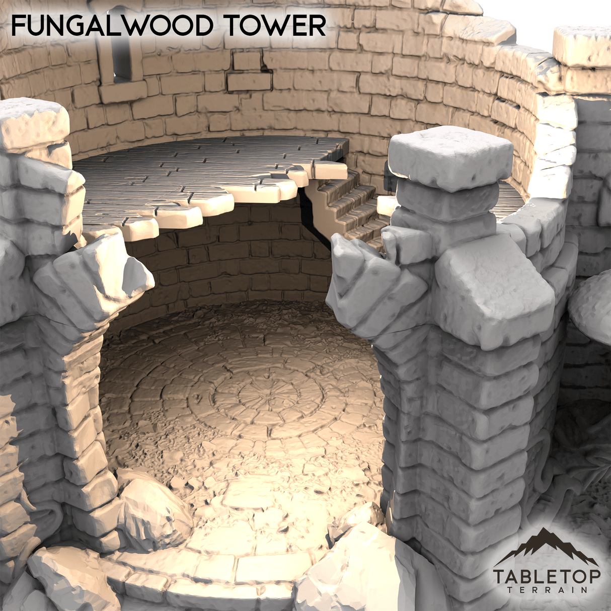 Tabletop Terrain Terrain Fungalwood Tower