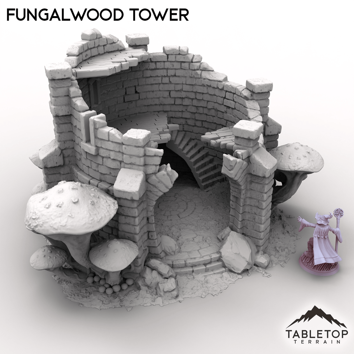 Tabletop Terrain Terrain Fungalwood Tower