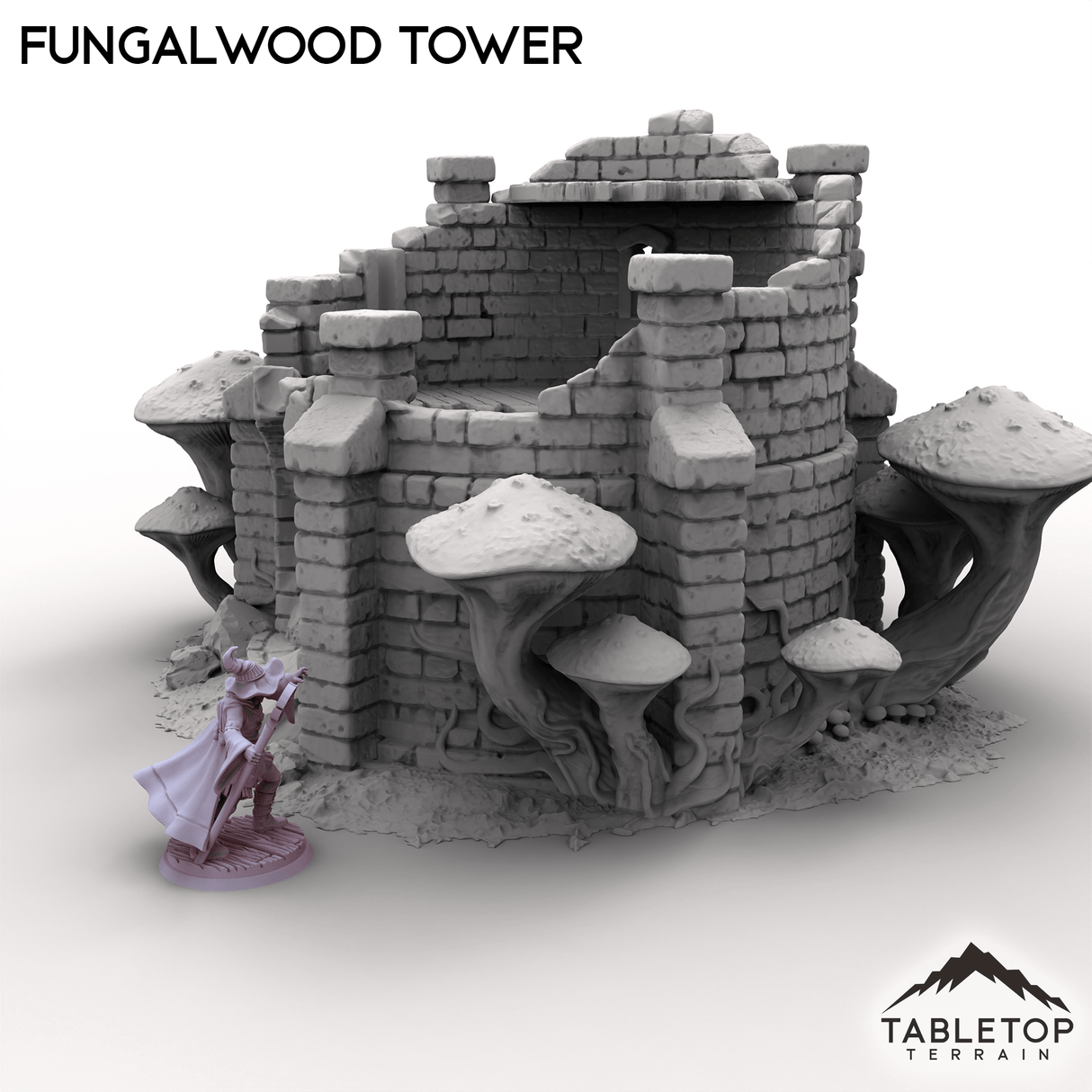 Tabletop Terrain Terrain Fungalwood Tower