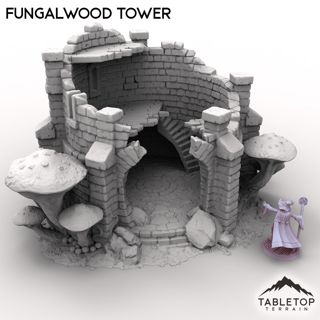 Tabletop Terrain Terrain Fungalwood Tower