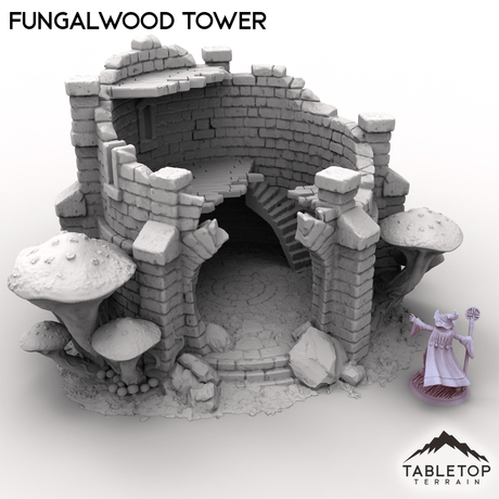 Tabletop Terrain Terrain Fungalwood Tower