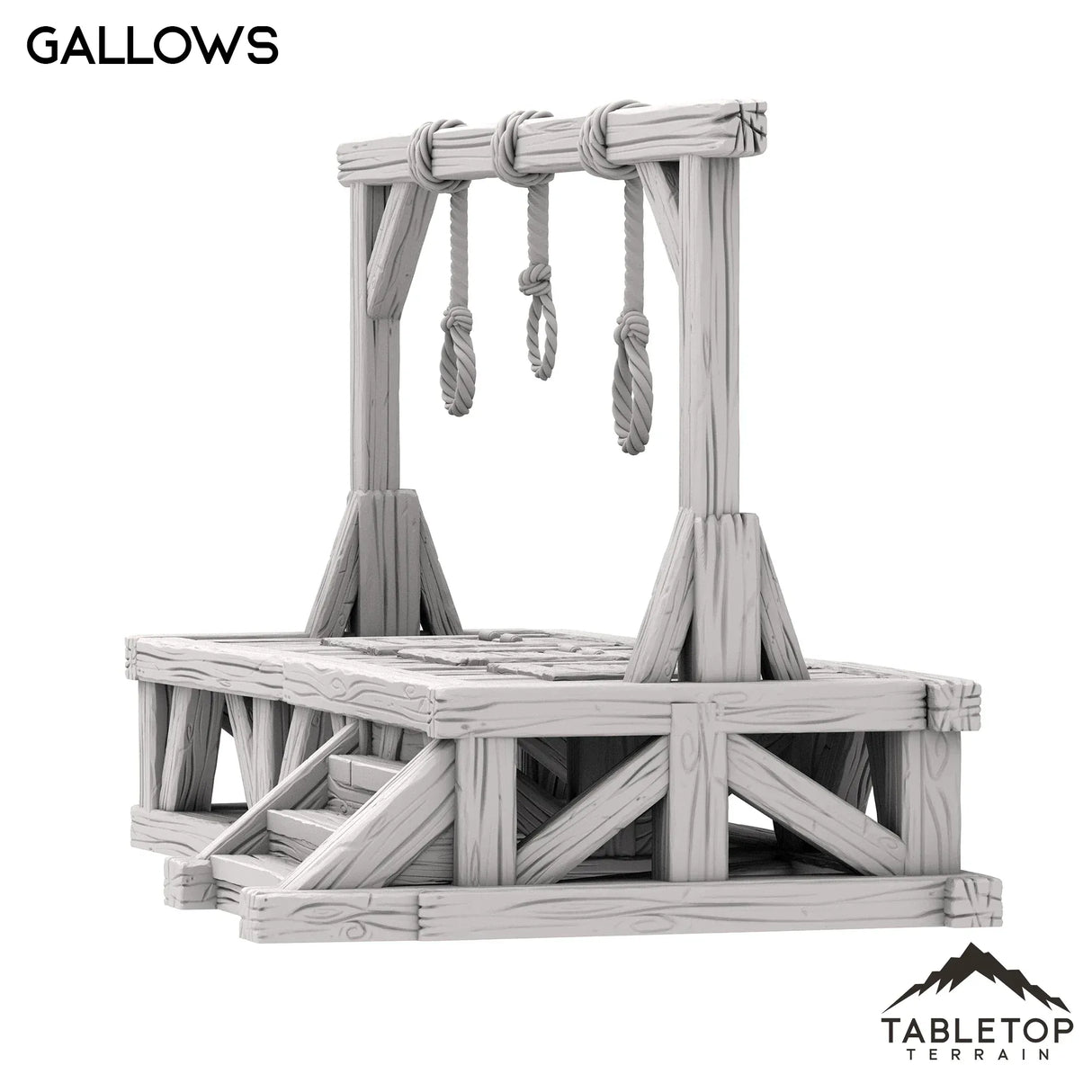 Tabletop Terrain Terrain Gallows - Old Wild Western Rush