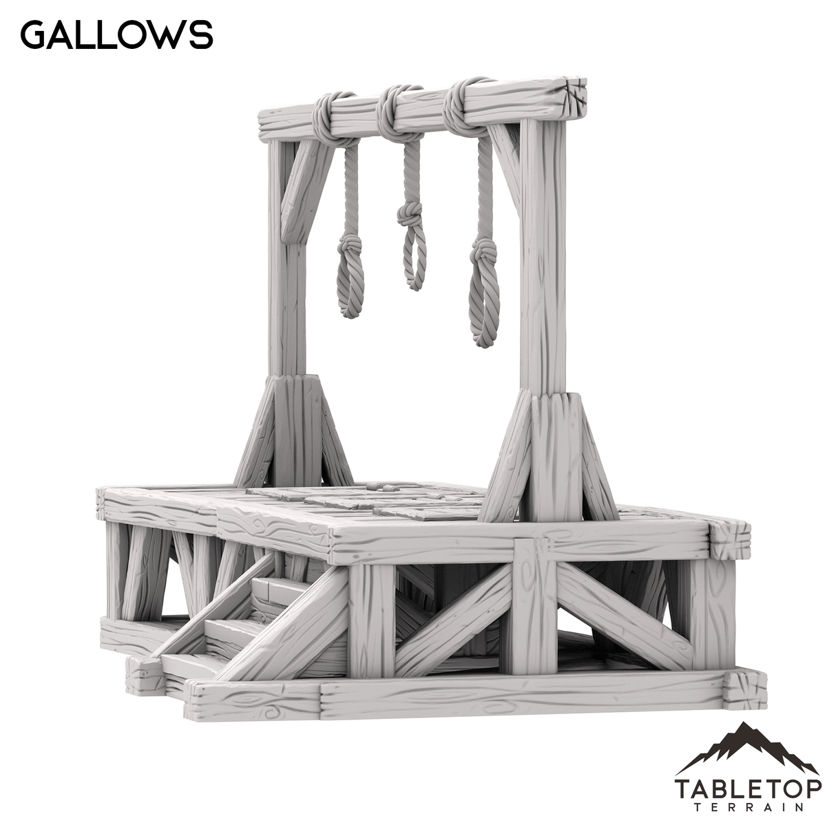 Tabletop Terrain Terrain Gallows - Old Wild Western Rush