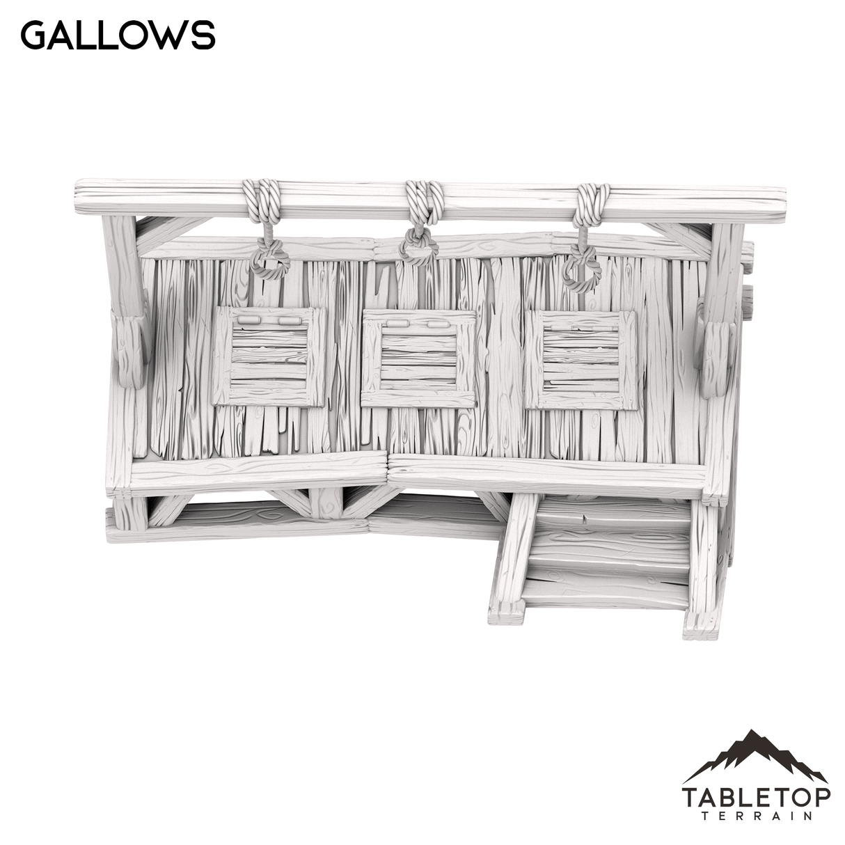 Tabletop Terrain Terrain Gallows - Old Wild Western Rush