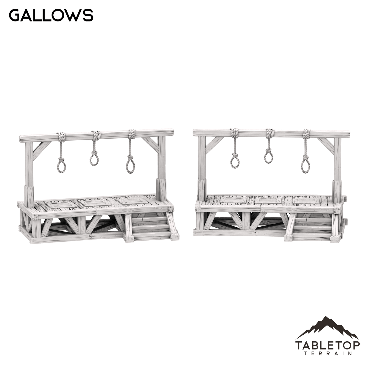 Tabletop Terrain Terrain Gallows - Old Wild Western Rush