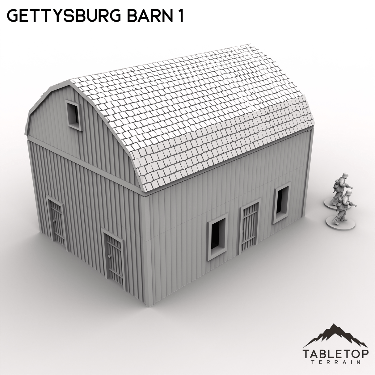 Tabletop Terrain Terrain Gettysburg Barn 1