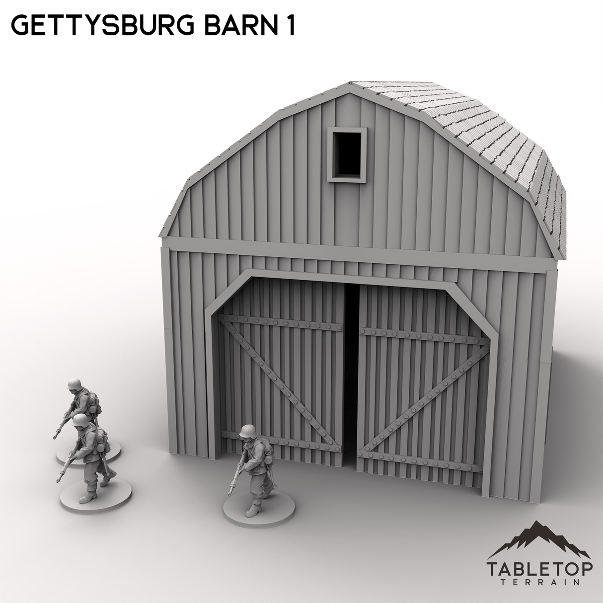 Tabletop Terrain Terrain Gettysburg Barn 1
