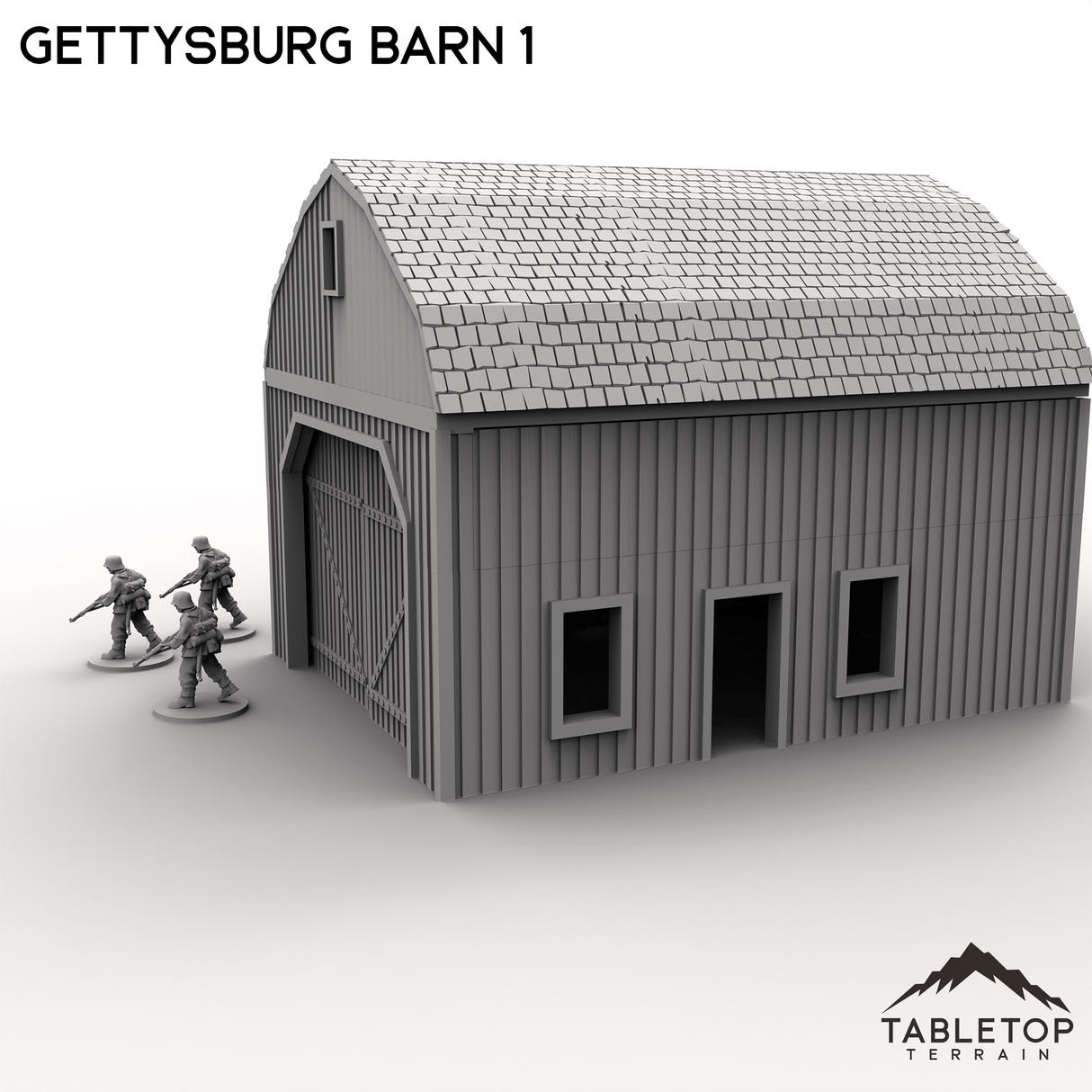 Tabletop Terrain Terrain Gettysburg Barn 1
