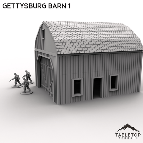 Tabletop Terrain Terrain Gettysburg Barn 1