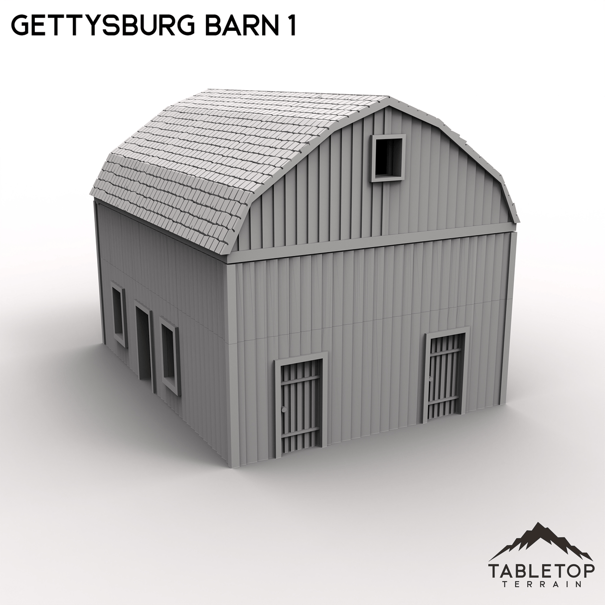 Tabletop Terrain Terrain Gettysburg Barn 1