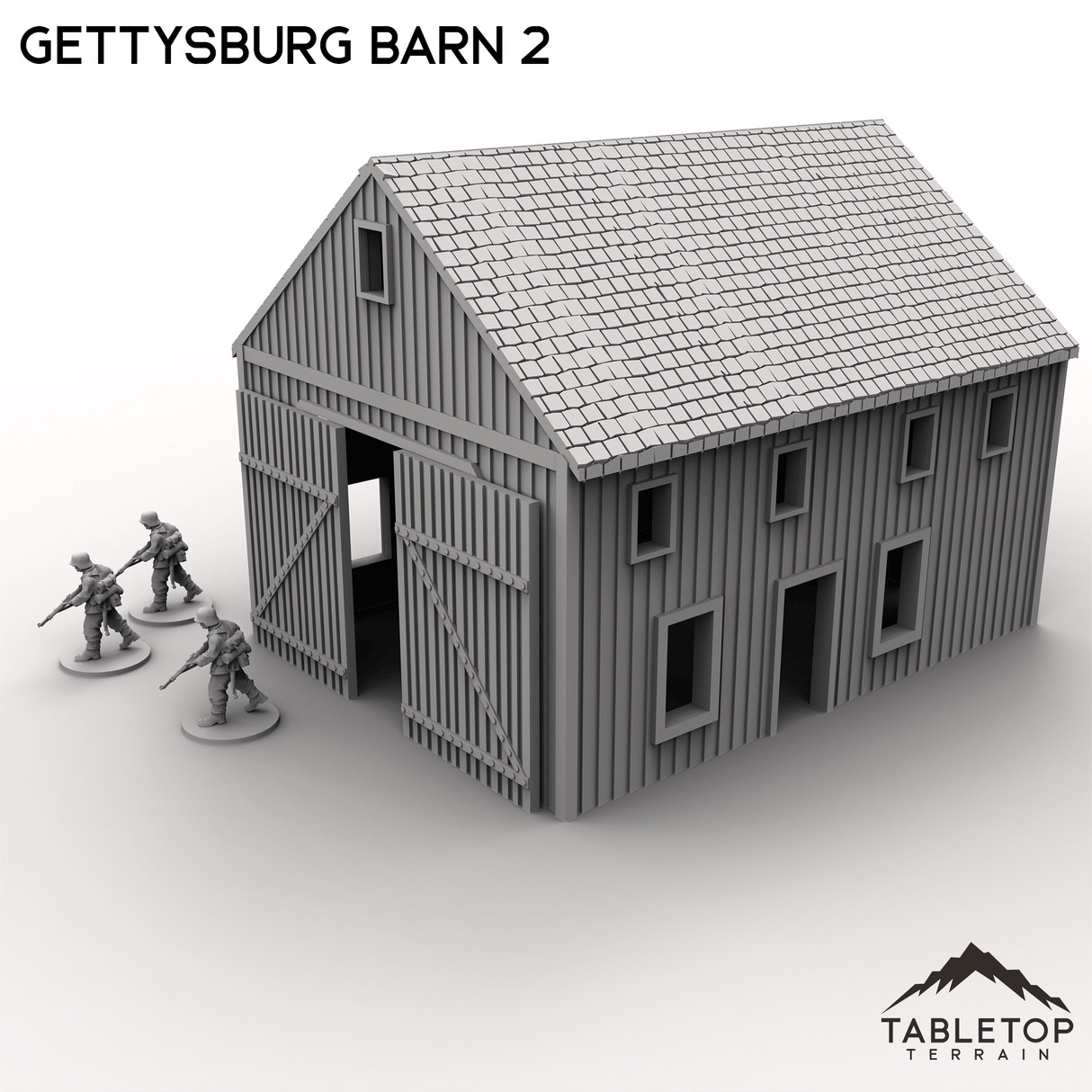 Tabletop Terrain Terrain Gettysburg Barn 2