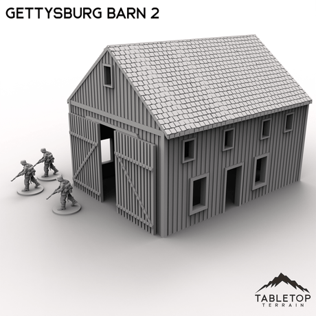 Tabletop Terrain Terrain Gettysburg Barn 2