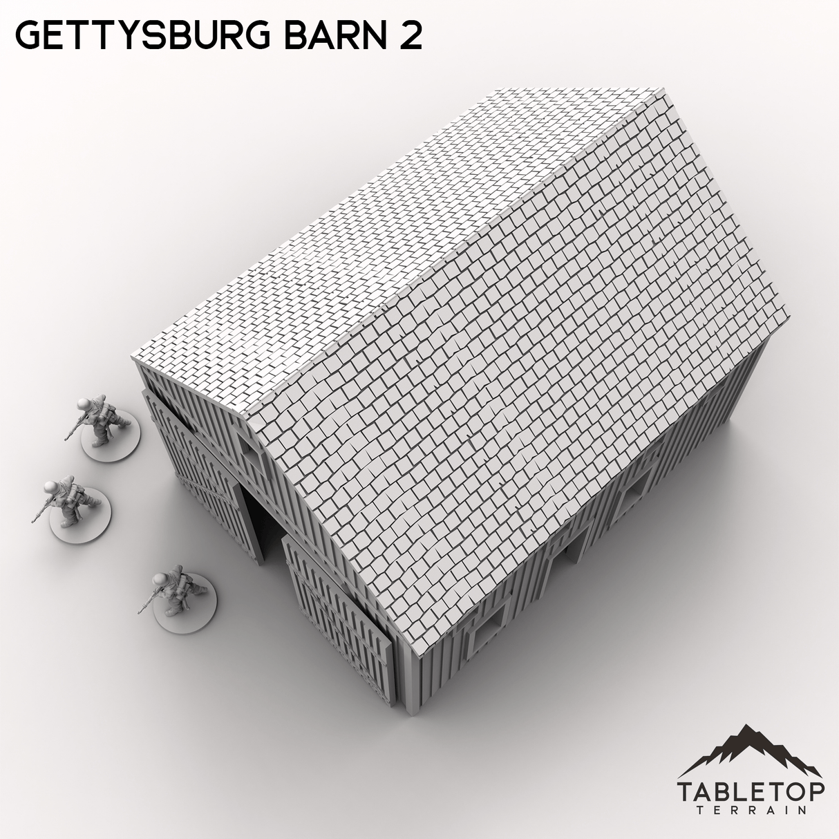 Tabletop Terrain Terrain Gettysburg Barn 2